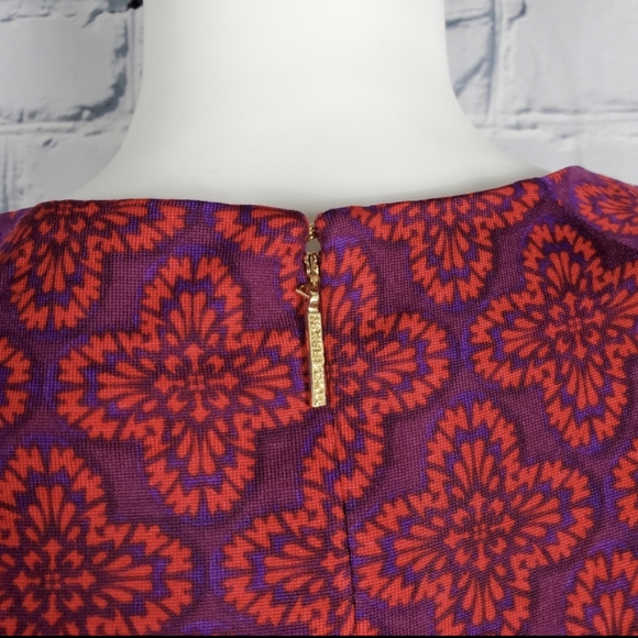 Tory Burch Sophia Cap Sleeve Silk Dress - Picture 6 of 9